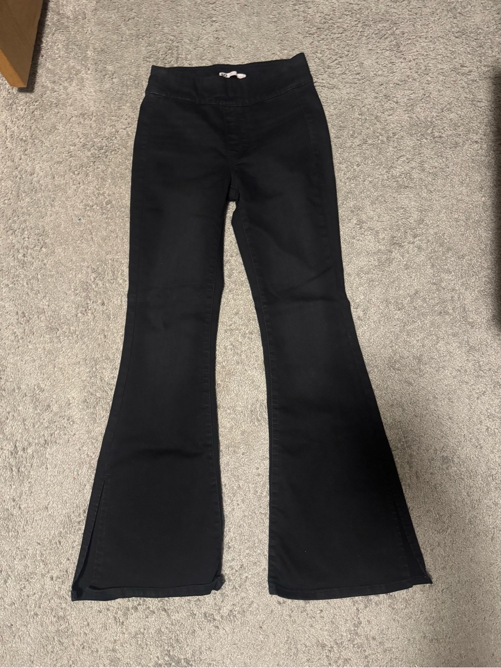 SO Black High-Rise Flare Wide Leg Jeans